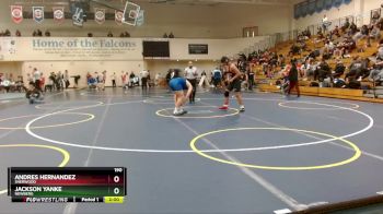 190 lbs Champ. Round 1 - Jackson Yanke, Newberg vs Andres Hernandez, Sherwood