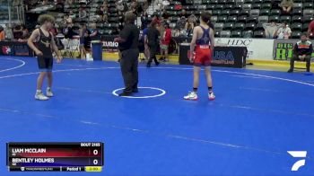 106 lbs Cons. Round 1 - Liam McClain, MI vs Bentley Holmes, NE