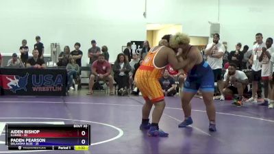 250 lbs Placement Matches (16 Team) - Aiden Bishop, Illinois vs Paden Pearson, Oklahoma Blue