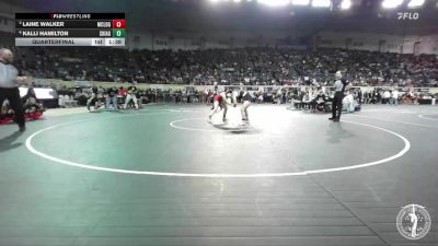 G5A-130 lbs Quarterfinal - Laine Walker, McLoud-Girls vs Kalli Hamilton, Skiatook-Girls