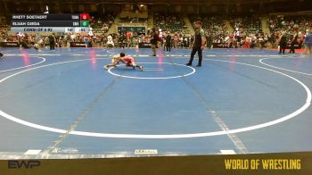 43 lbs Consi Of 8 #2 - Rhett Soetaert, Tonganoxie vs Elijah Ojeda, Gladiator Wrestling Academy