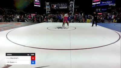 285 lbs Cons 16 #2 - Jeremy Marshall, IL vs Andrew Olson, MN