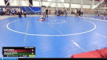 108 lbs Cons. Round 3 - Clay Fouts, Deer Park Ironman WC vs Bradlee White, Silver Valley WC