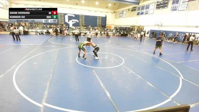 150 lbs Quarterfinal - Adam Vasquez, Rough House vs Konnor Du, Brea Olinda High School