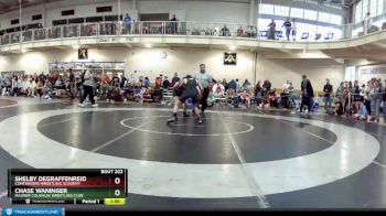 120 lbs Champ. Round 1 - Shelby Degraffenreid, Contenders Wrestling Academy vs Chase Waninger, Maurer Coughlin Wrestling Club