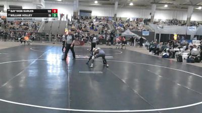 A 120 lbs Cons. Round 1 - William Holley, Harpeth High School vs Say`vion Surles, Tullahoma High School