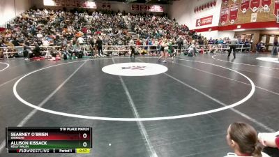 125 lbs 5th Place Match - Searney O`Brien, Sheridan vs Allison Kissack, Kelly Walsh