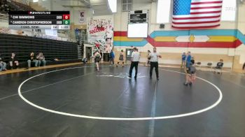 106 lbs Cons. Semi - Cameron Christopherson, Sheridan vs Chi Simmons, Sheridan