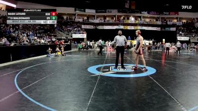 4A 160 lbs Cons. Round 1 - TJ Maldonado, St. Pius X vs Nash Letard, Academy