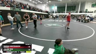 157 lbs Cons. Round 2 - Damian Westenskow, Evanston vs Colter Tims, Mountain View