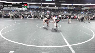 174 lbs Consi Of 16 #2 - Kade Tinsley, North Desoto Wrestling Acadamy vs Samuelu Hazelwood, Central Hardin High School
