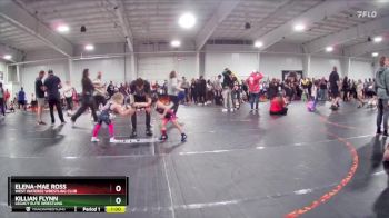 40 lbs Round 2 - Elena-Mae Ross, West Wateree Wrestling Club vs Killian Flynn, Legacy Elite Wrestling