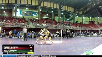 145 lbs Finals (2 Team) - Aubrey Olsufka, Northwest Girls vs Stella Harbols, Kearney Girls