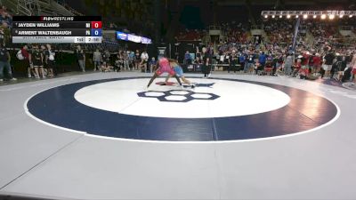 165 lbs 5th Place Match - JayDen Williams, MI vs Arment Waltenbaugh, PA