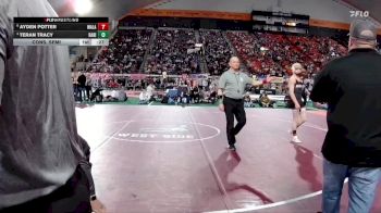 3A 113 lbs Cons. Semi - Teran Tracy, Raft River vs Ayden Potter, Malad