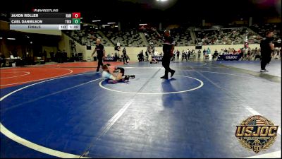 84 lbs Final - Jaxon Roller, Raw Wrestling Club vs Cael Danielson, Texas Elite Wrestling