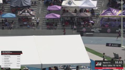 2026 AAU Junior Olympic Games - Youth Girls' 400m, Semi-Finals 9 - Age 15-16