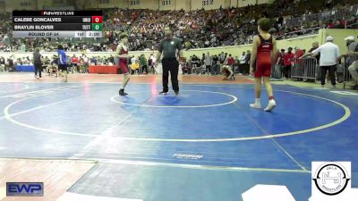 108 lbs Round Of 64 - Calebe Goncalves, Union JH vs Braylin Slover, Tuttle