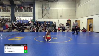 72 lbs Semifinal - Dino Neglia, Newfane/Revolution Elite vs Ben Padezan, All American WC