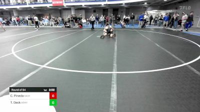 149 lbs Round Of 64 - Calvin Pineda, Sacred Heart University vs Thomas Deck, Army-West Point