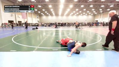 113 lbs Consi Of 32 #1 - Braylen Johnson, AL vs Bodhi Nickerson, PA