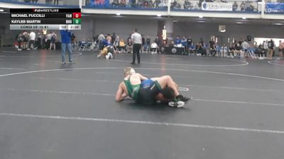 174 lbs Consi Of 16 #1 - Michael Fuccilli, F&m vs Kayleb Martin, Binghamton University