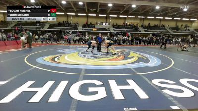 150 lbs Round Of 16 - Logan Neishel, North Providence vs John McCann, South Kingstown