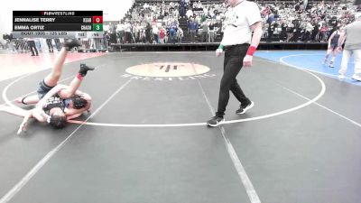 125 lbs Consi Of 4 - Jennalise Terry, Kearny vs Emma Ortiz, Crash GWC