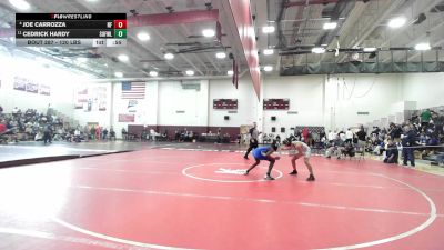 120 lbs Consi Of 8 #2 - Joe Carrozza, New Fairfield vs Cedrick Hardy, Suffield/Windsor Locks