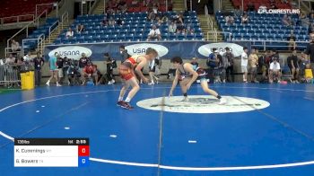138 lbs Cons 64 #2 - Kendell Cummings, Wyoming vs Garrett Bowers, Tennessee
