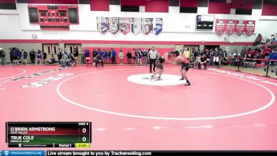 215 lbs Champ. Round 1 - O`Brien Armstrong, East Valley vs True Cole, Medical Lake