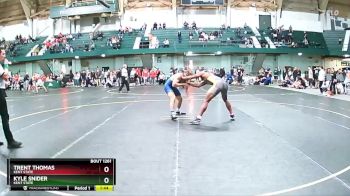 184 lbs Semifinal - Kyle Snider, Kent State vs Trent Thomas, Kent State