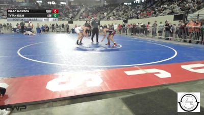 128 lbs Consi Of 32 #1 - Isaac Jackson, Perry vs Tytan Ellis, Coweta