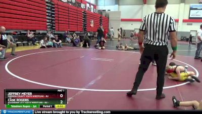 8U - 71 lbs Round 2 (6 Team) - Jeffrey Meyer, Madison County Youth Wrestling - 8U vs Case Rogers, Alexander City Youth Wrestling - 8U