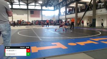 80-84 lbs Quarterfinal - Peyton Obrecht, Purler Wrestling vs Wyatt Bressner, SOT-The Compound