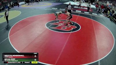 5th Place Match - Westyn Mendenhall, Chase County vs Bryan Isom, Tri County Northeast