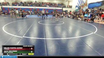 132 lbs Champ. Round 2 - Kelvin Martin-Gomez, Caldwell vs Nate Galloway, Rocky Mountain