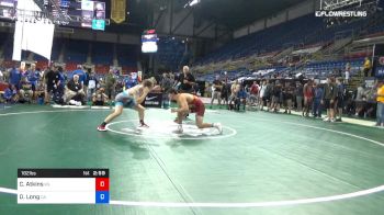 182 lbs Rnd Of 64 - Cayden Atkins, Kansas vs Daniel Long, California