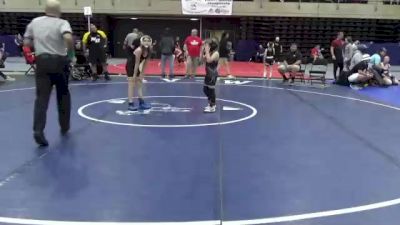 68 lbs Consi Of 8 #2 - Ellie Fritts, Middletown, DE vs Dani Schlachter, Petersburg, NJ