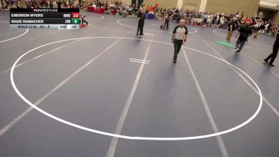 8U - H Cons. Round 1 - John Joswiak, Forest Lake Wrestling Club vs Vance Faust, Rochester Century Panthers