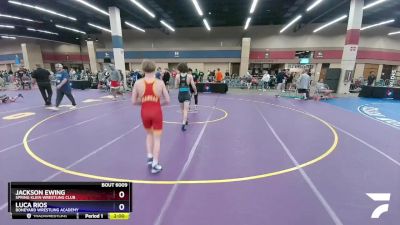 126 lbs Cons. Semi - Jackson Ewing, Spring Klein Wrestling Club vs Luca Rios, Boneyard Wrestling Academy