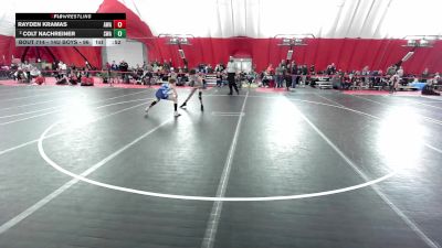 14U Boys - 96 lbs Cons. Round 2 - Colt Nachreiner, Sarbacker Wrestling Academy vs Rayden Kramas, Askren Wrestling Academy
