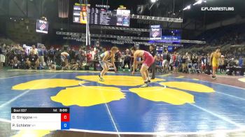 220 lbs Rnd Of 64 - Daniel Striggow, Minnesota vs Parker Schlater, Wyoming