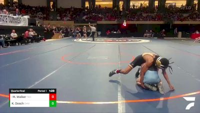 106-2A/1A Quarterfinal - Michael Walker, Frederick Douglass-PG vs Kane Desch, C. Milton Wright