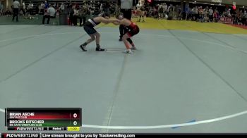 95 lbs Quarterfinal - Brooks Ritscher, Big Game Wrestling Club vs Brian Asche, GHV Mat Club