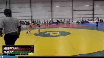 84 lbs Round 1 - Eli Edfors, Iowa Black vs Logan Refsnider, PINnacle