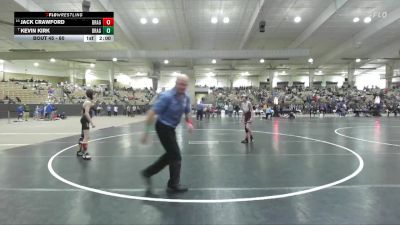 80 lbs Cons. Round 2 - Kevin Kirk, Halls Wrestling vs Jack Crawford, Dragon Wrestling Club