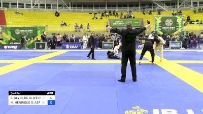 ELI ALVES DE OLIVEIRA SILVA vs MURILO HENRIQUE G. ASFORA 2024 Brasileiro Jiu-Jitsu IBJJF