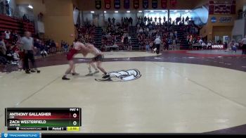 133 lbs Cons. Round 2 - Anthony Gallagher, Coe vs Zach Westerfield, Simpson