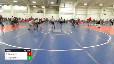 100 lbs Consi Of 16 #2 - Alexander Gemma, Iron Faith WC vs Scout Engleright, Soaring Eagles WC